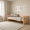 Casakids Kiddy Sofa Natural Παιδικό Κρεβάτι Montessori 2 σε 1 90cm